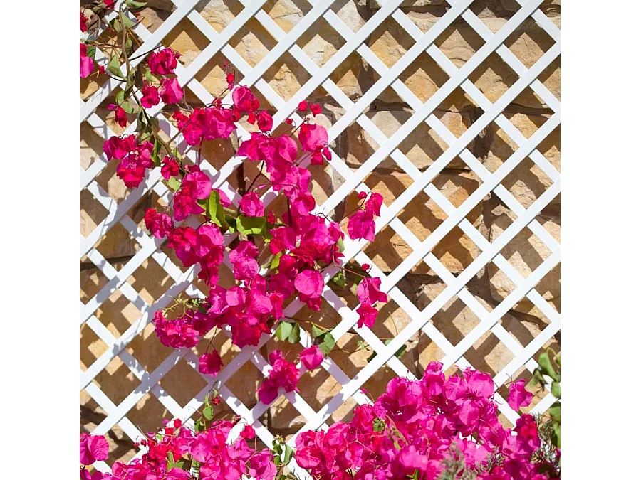 CELOSÍA FIJA PVC 48 MM 1X2 M NORTENE 48 MM, 1 X 2M