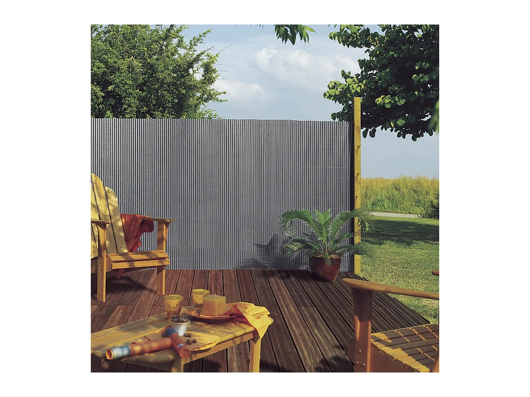 CAÑIZO PVC SIMPLE CARA PLASTICANE FORJA CLARO NORTENE 1X3 M