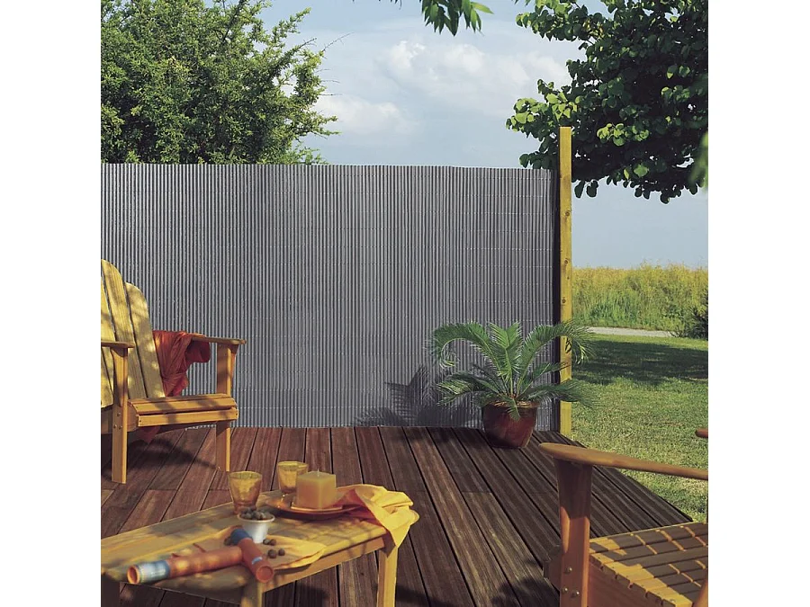 Cañizo pvc simple cara plasticane forja claro nortene 1X3 M