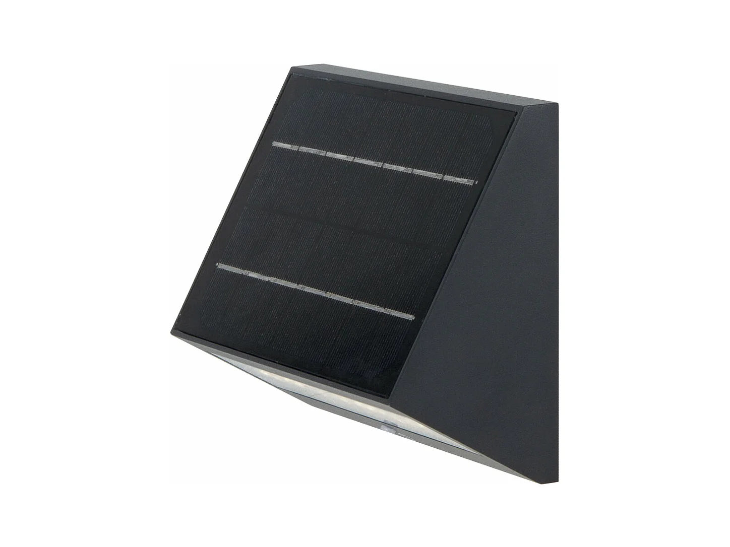 Applique murale solaire ECOSTEP Noir Aluminium H14,1cm