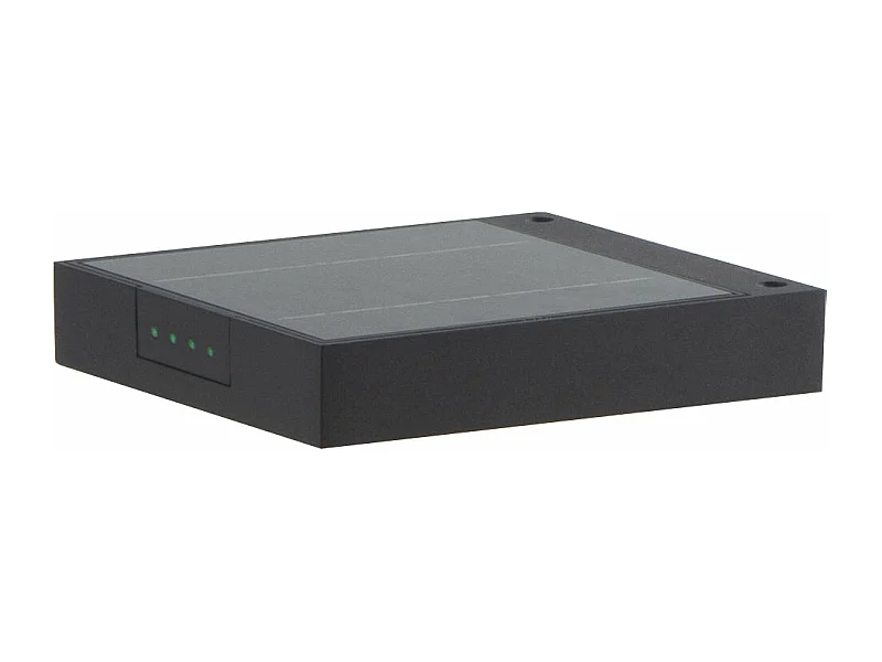 Applique murale solaire ALA Noir Aluminium H3cm