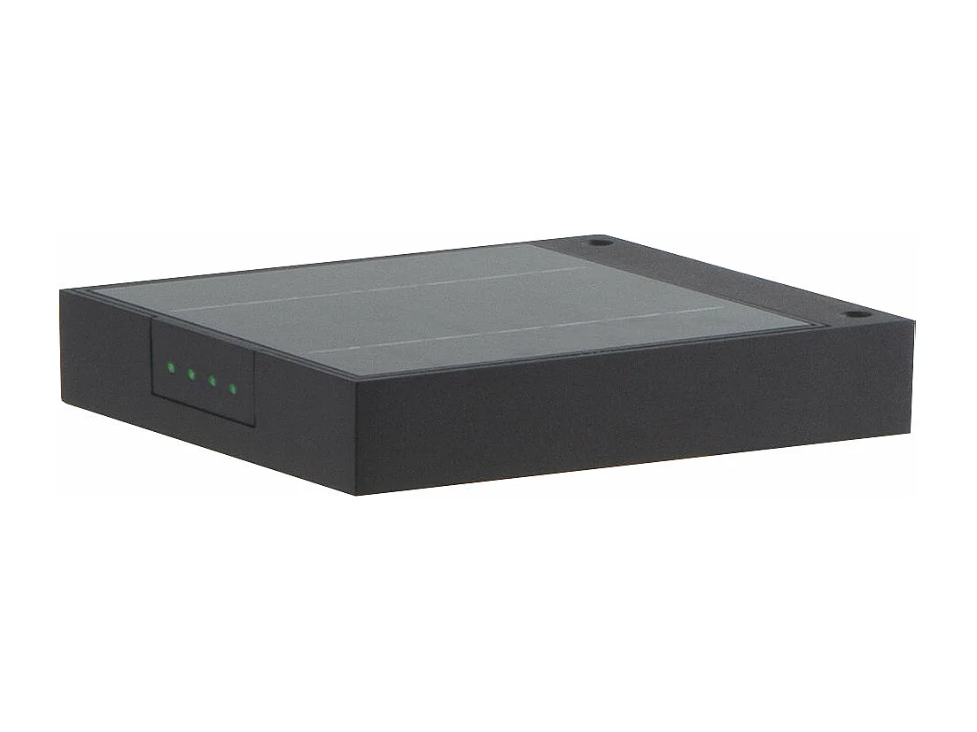 Applique murale solaire ALA Noir Aluminium H3cm