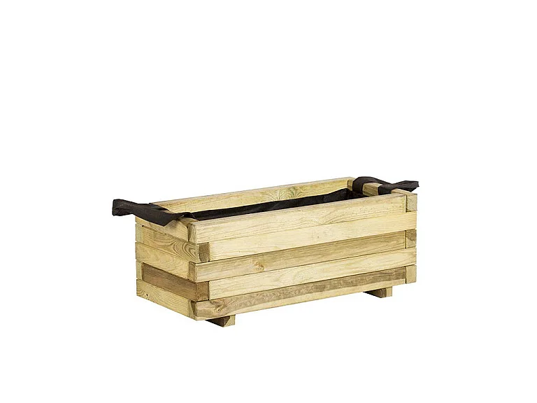 Jardinera rectangular Dora 90x40x33 cm nortene 90X40 CM