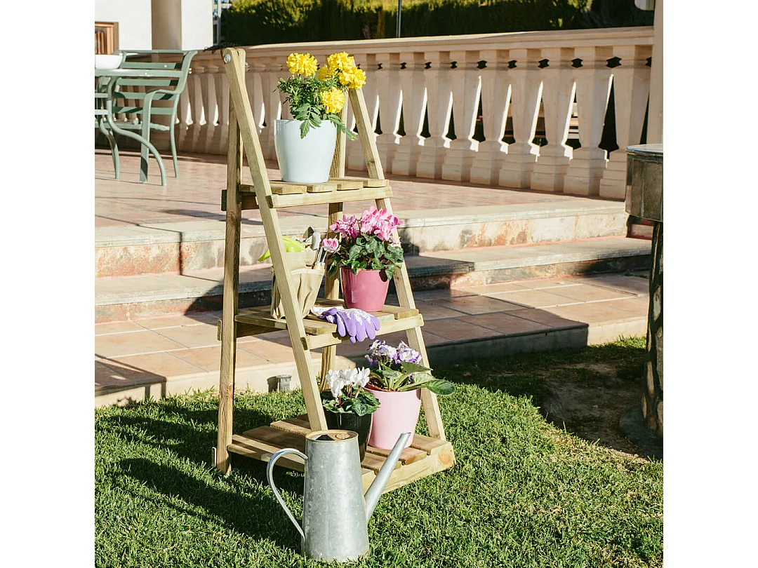 ESTANTERIA MADERA GARDEN 100X42X44 CM