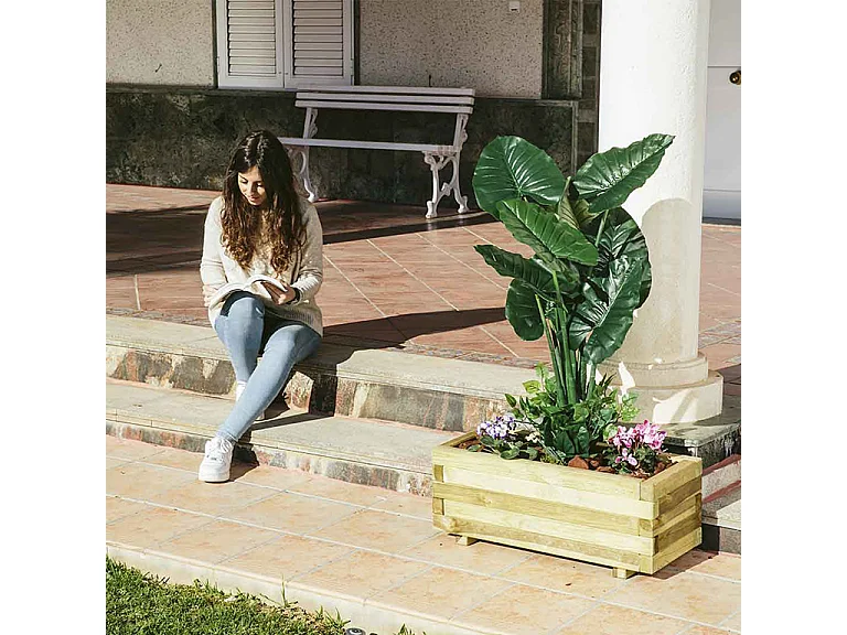JARDINERA RECTANGULAR 70X30 CM