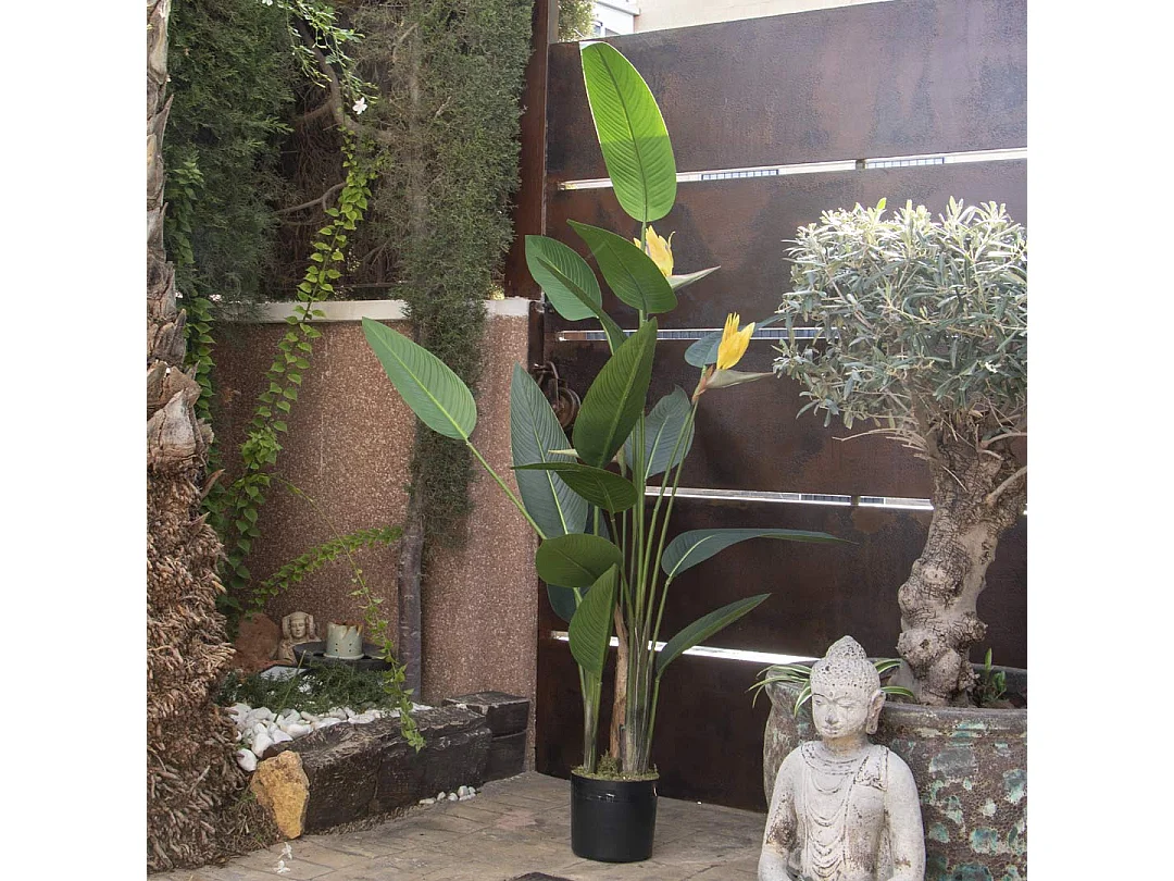 Planta artificial ave del paraiso flor 185 cm nortene 185 CM
