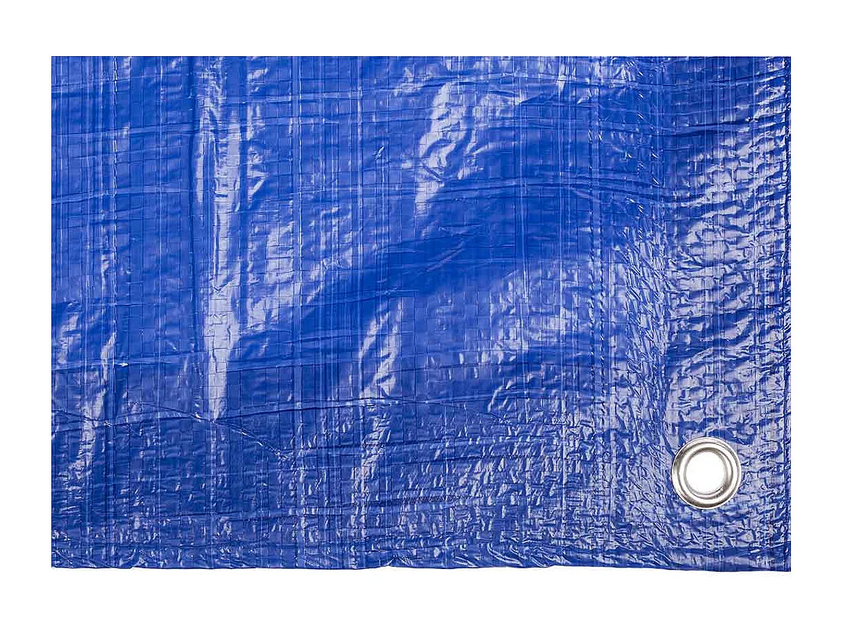 TOLDO REFORZADO POLIETILENO AZUL 90 GR 6X10M