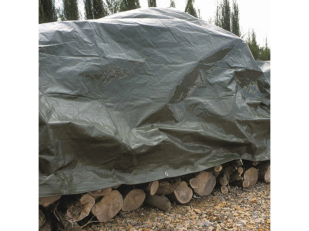 TOLDO REFORZADO POLIETILENO VERDE 120 GR 3X4M