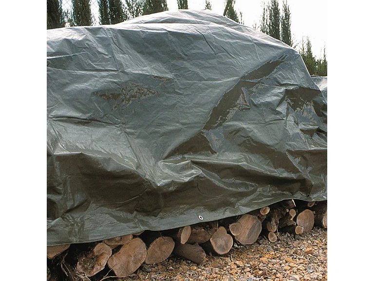 Toldo reforzado polietileno verde 120 gr 3X2M