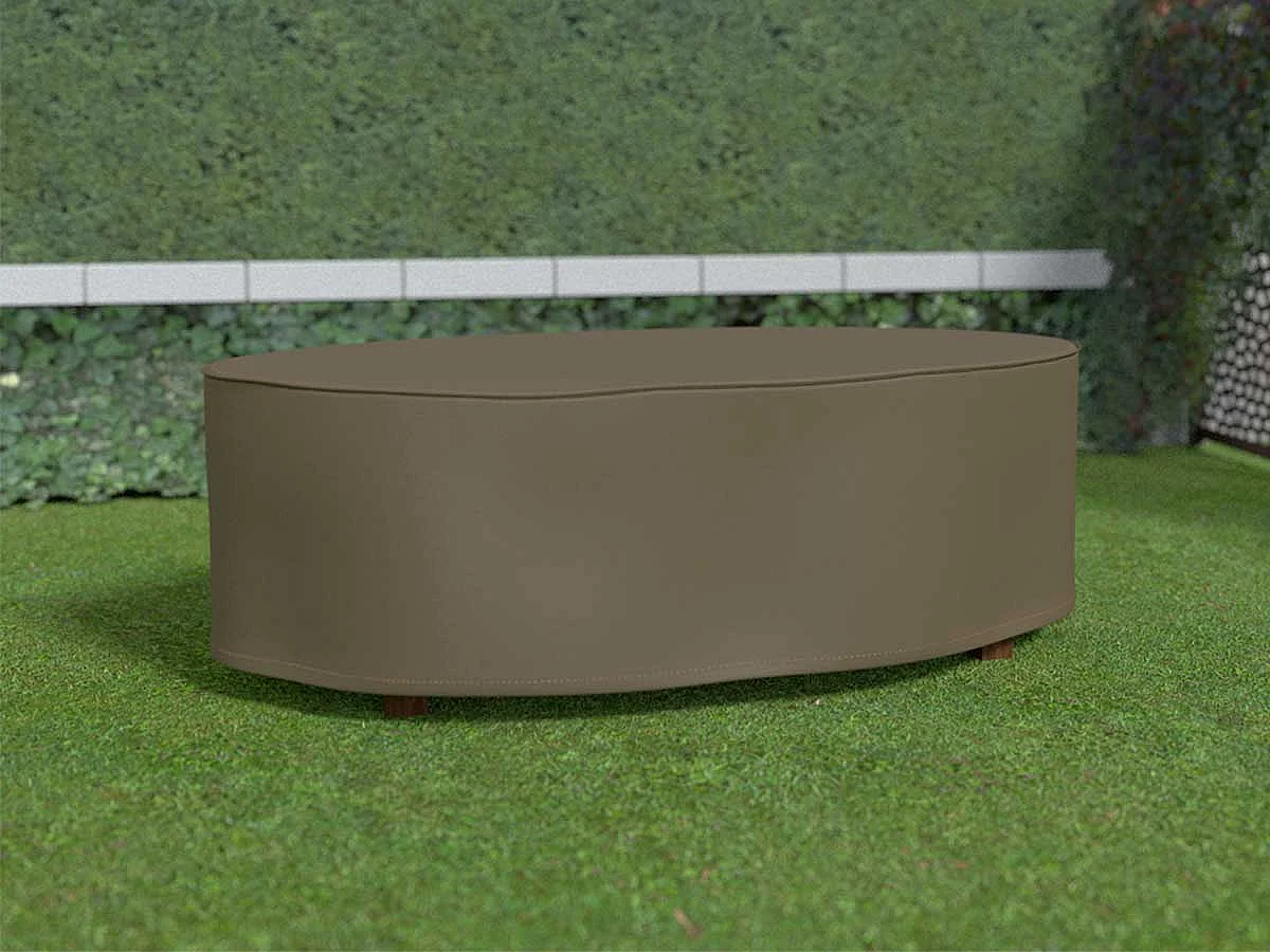 Funda protectora para mesa ovalada COVERTOP - Topo - 230 x 130 x 70 cm