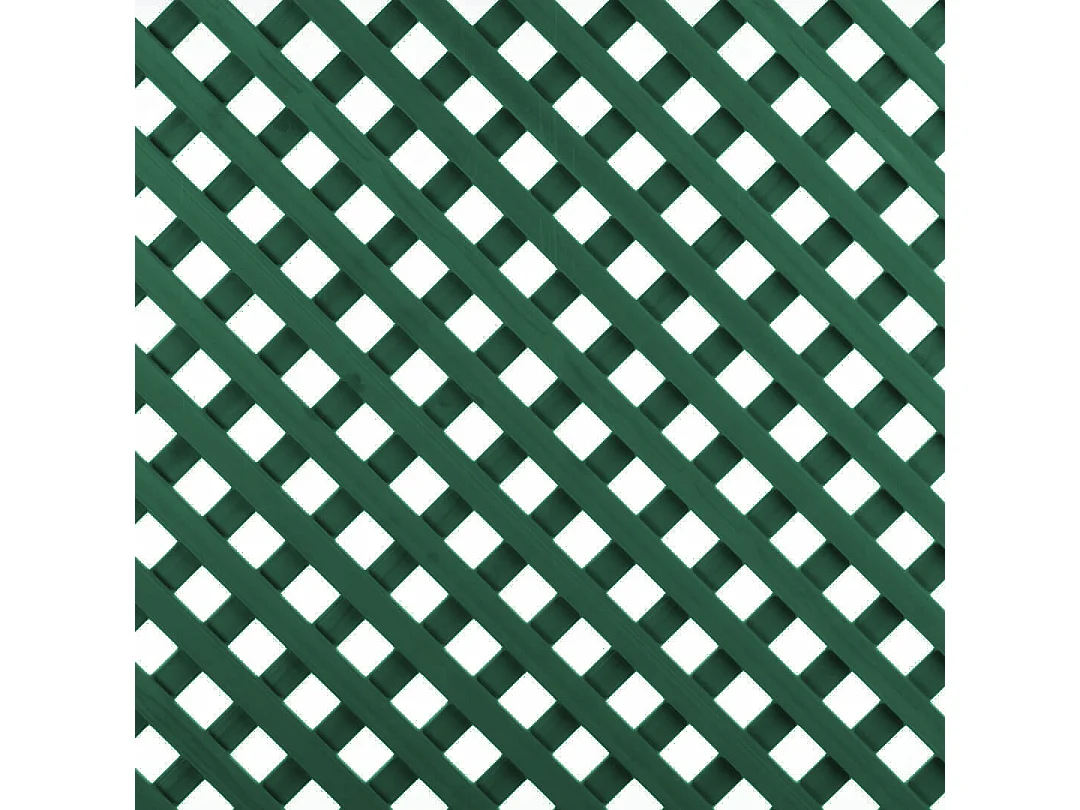 CELOSÍA FIJA PVC VERDE 18 MM 0.6 X 1.15 M