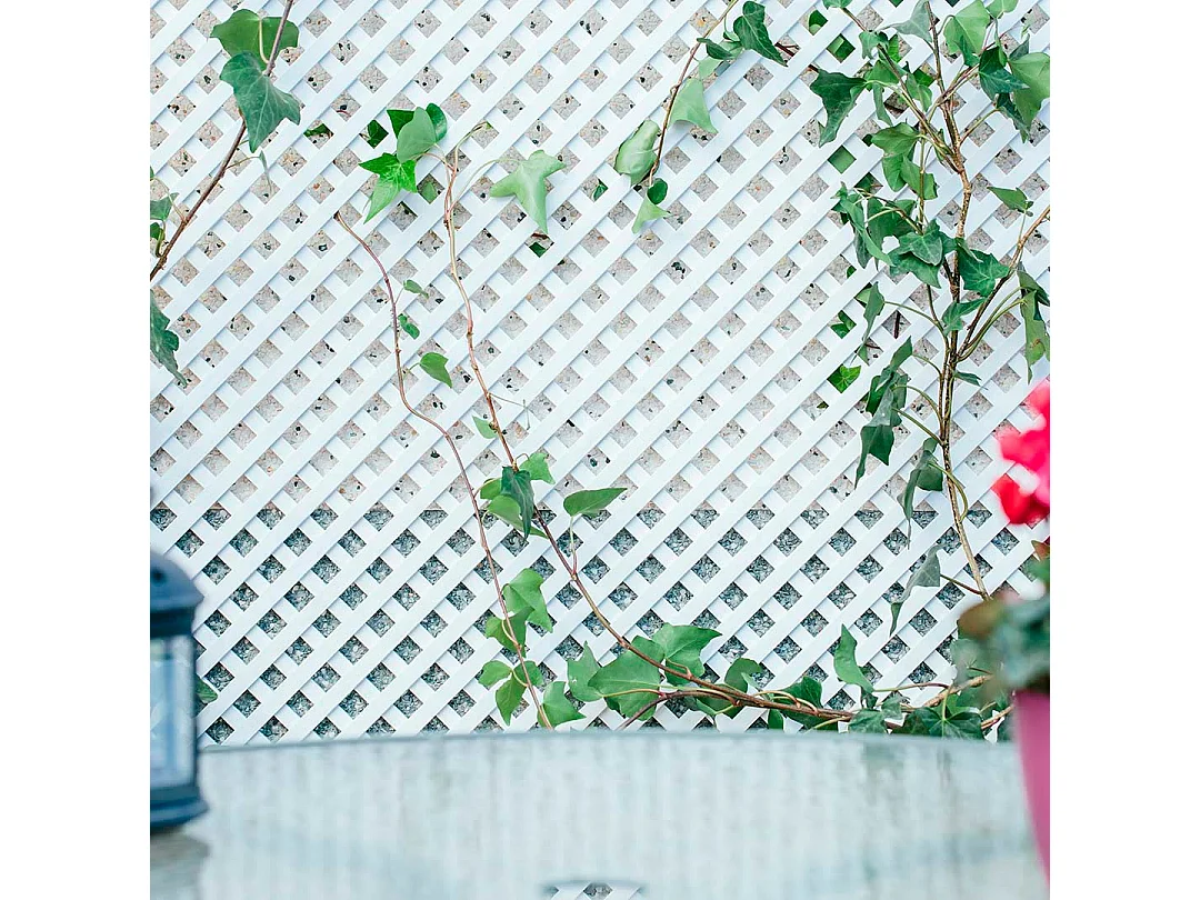 CELOSÍA FIJA PVC BLANCA 18 MM NORTENE 0.8 X 1.15 M