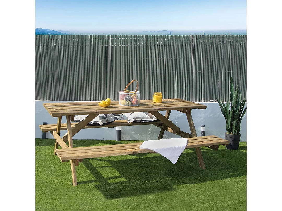 MESA PICNIC SUPERIOR 180X160X71 CM NORTENE