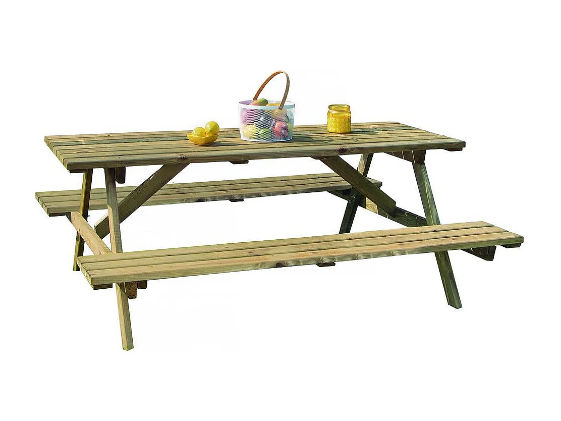 Mesa picnic superior 180x160x71 cm nortene 180X160X71 CM