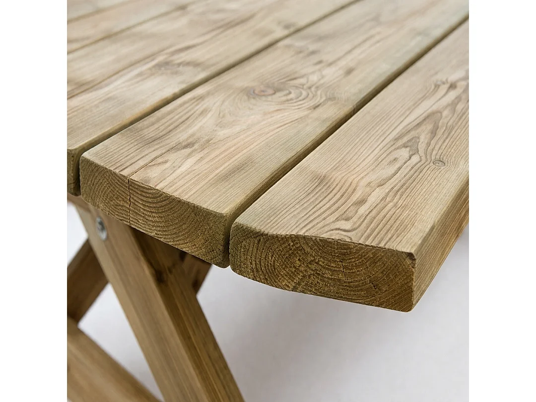 Mesa picnic basic madera de pino 72x172x159 cm nortene 72X172X159 CM