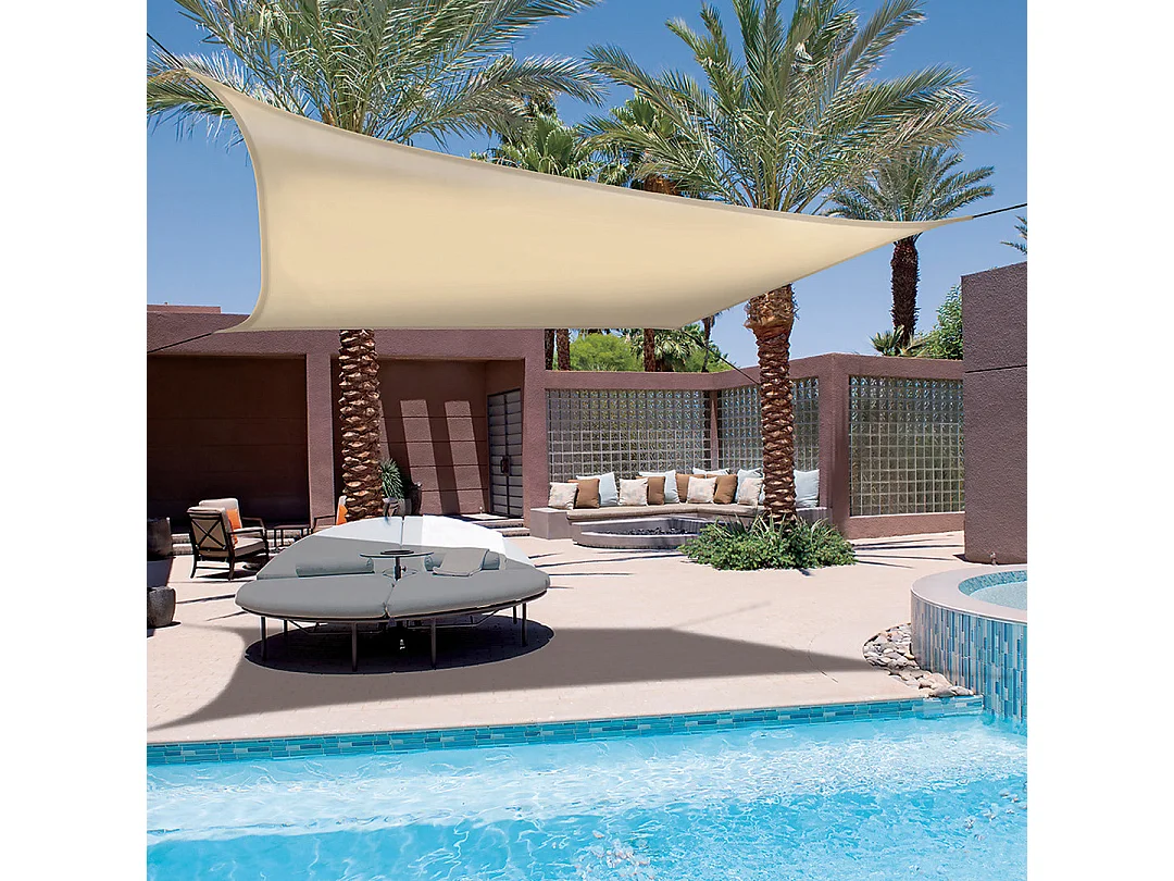 Toldo vela sunnet kit elastic cuadrada 3,4 x 3,4 m nortene 3.4X3.4M