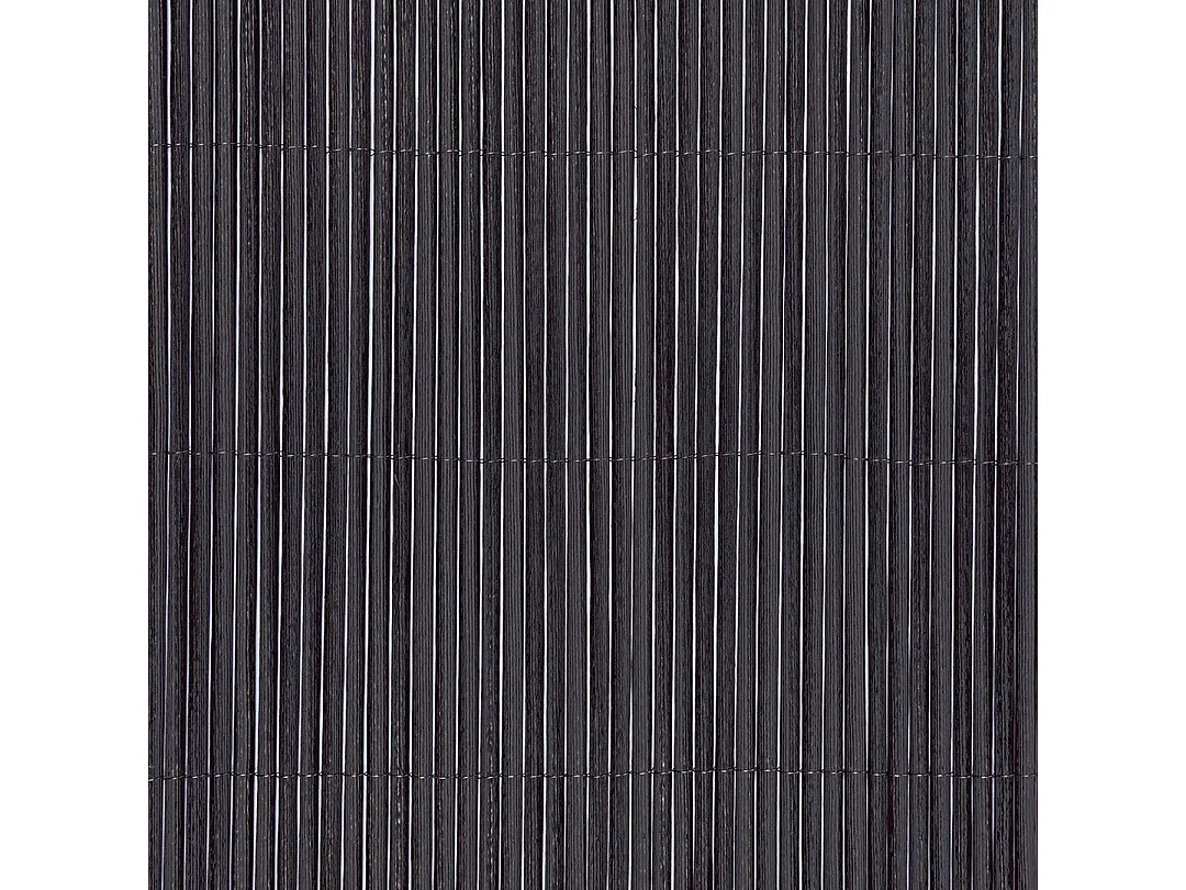 Canisse synthétique, imitation osier naturel FENCY WICK - Anthracite - 1,5 x 3 m