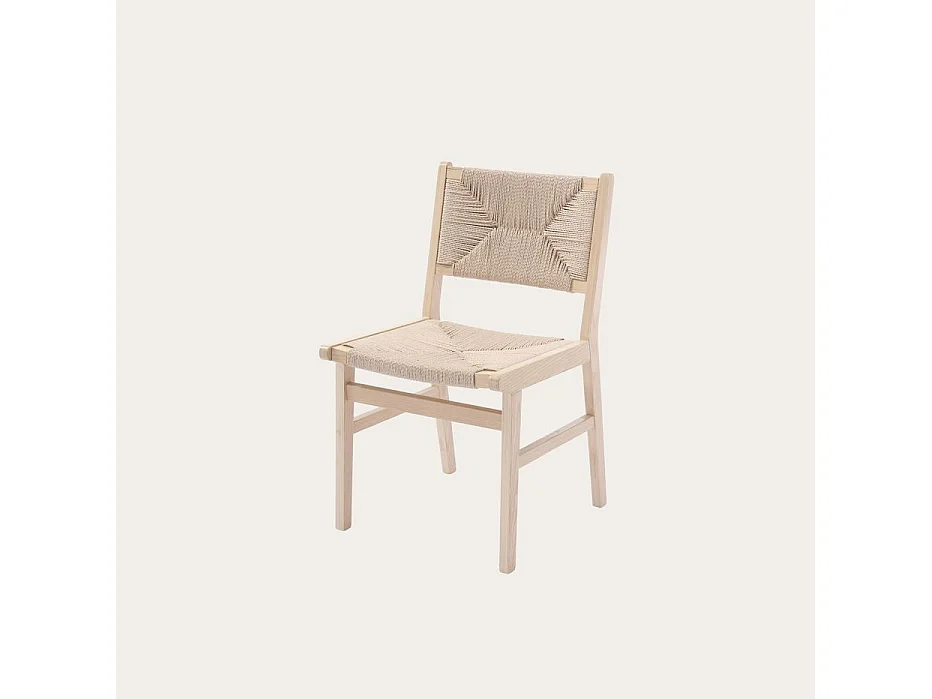 Chaise en rotin naturel 46x81