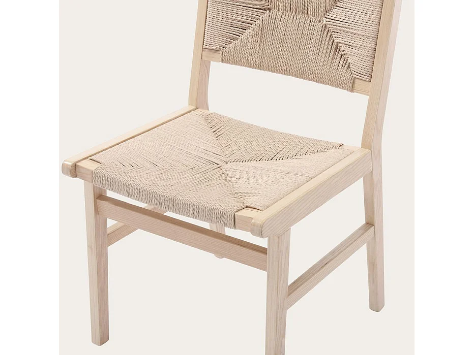 Chaise en rotin naturel 46x81