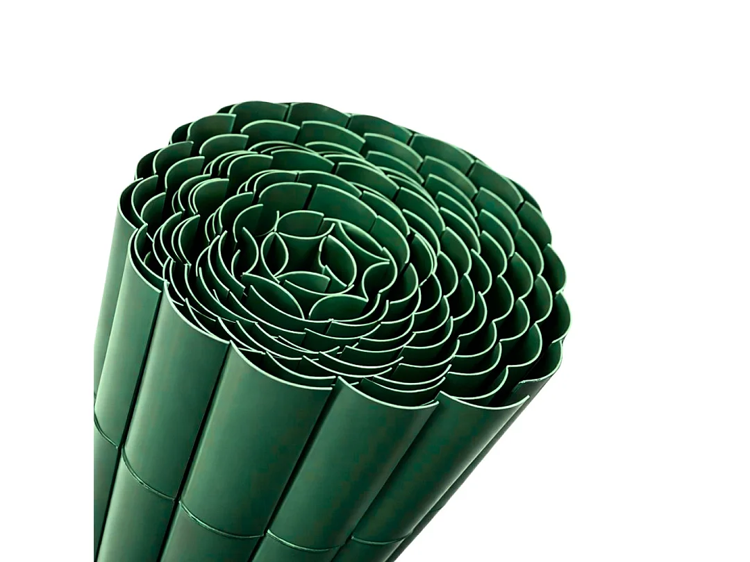 Cañizo pvc simple cara plasticane verde nortene 2X3 M