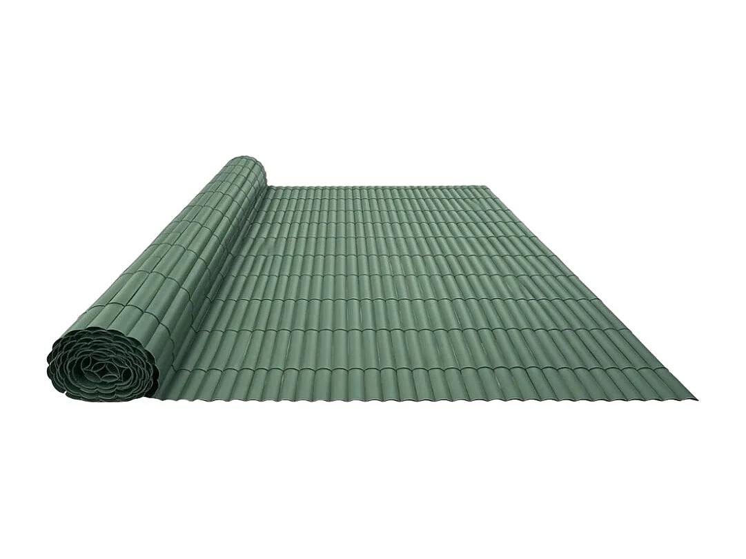 Cañizo pvc simple cara plasticane verde nortene