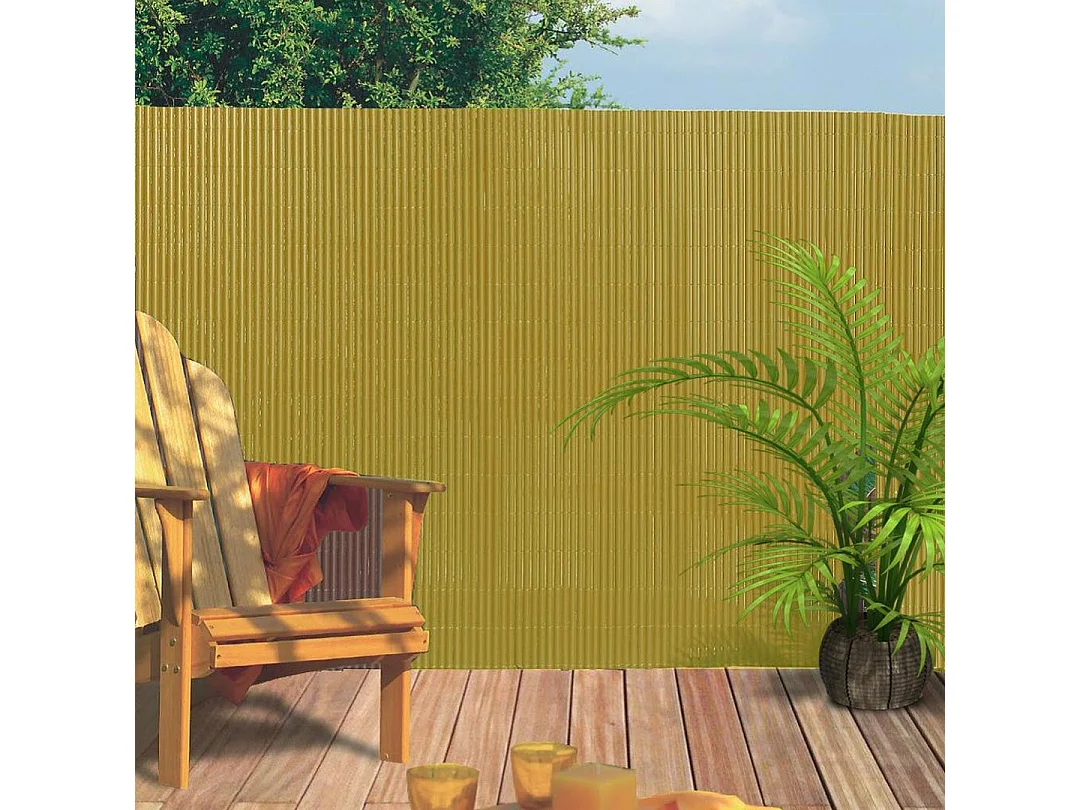 Cañizo pvc simple cara plasticane caña nortene 1.5X3 M