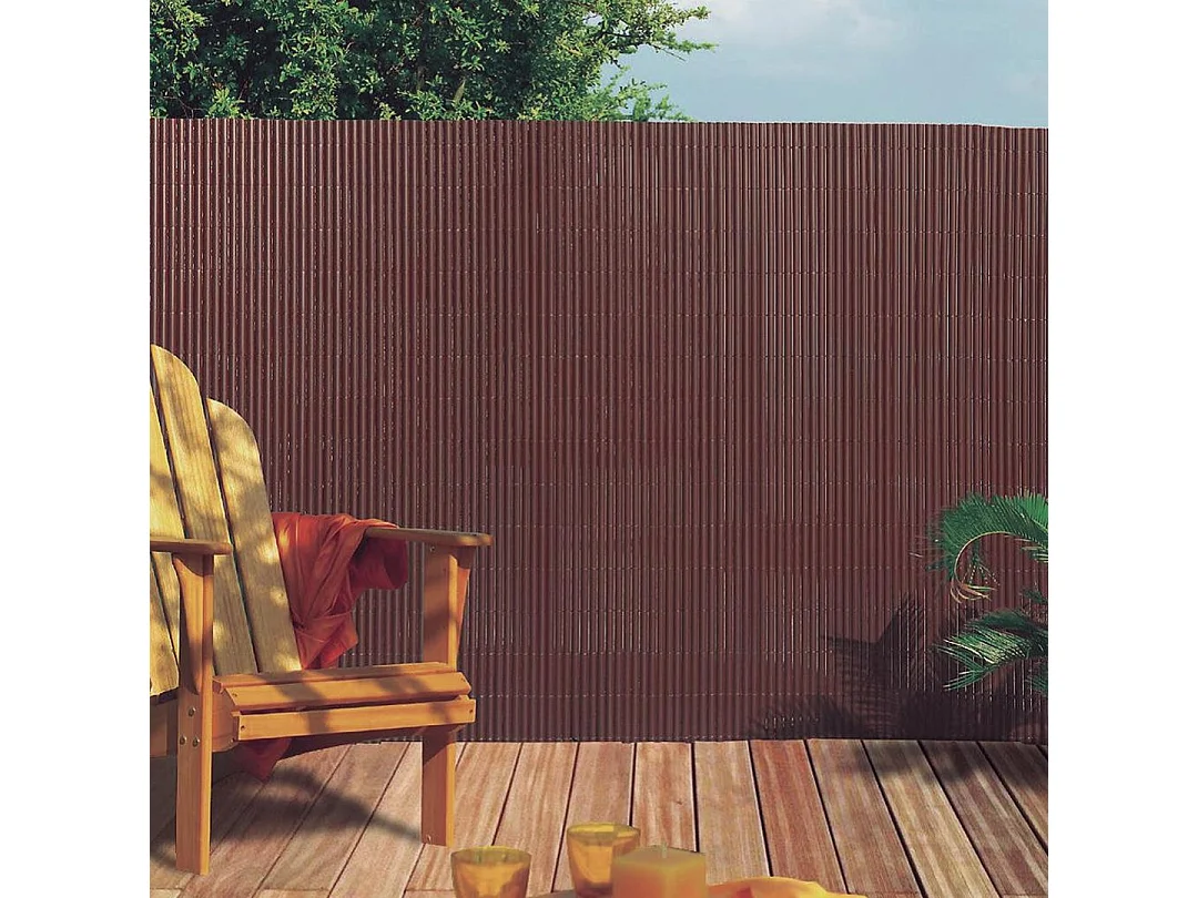 CAÑIZO PVC SIMPLE CARA PLASTICANE MARRÓN NORTENE 2X3 M