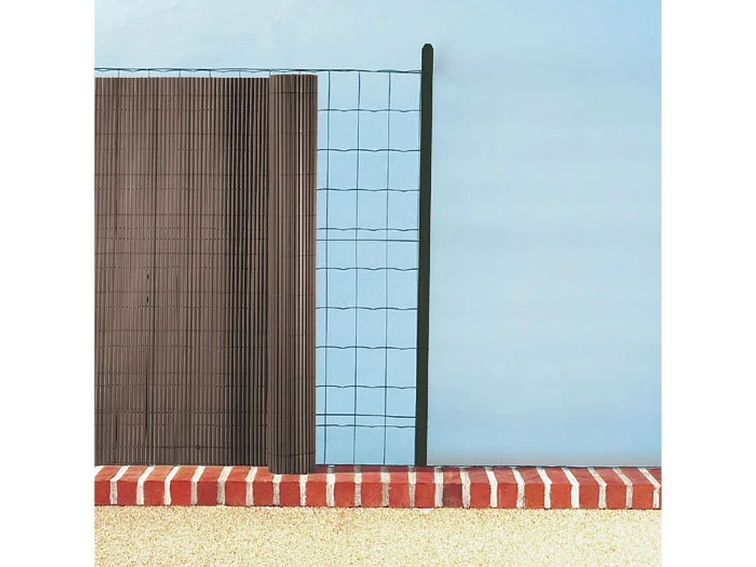 CAÑIZO PVC SIMPLE CARA PLASTICANE MARRÓN NORTENE 2X3 M