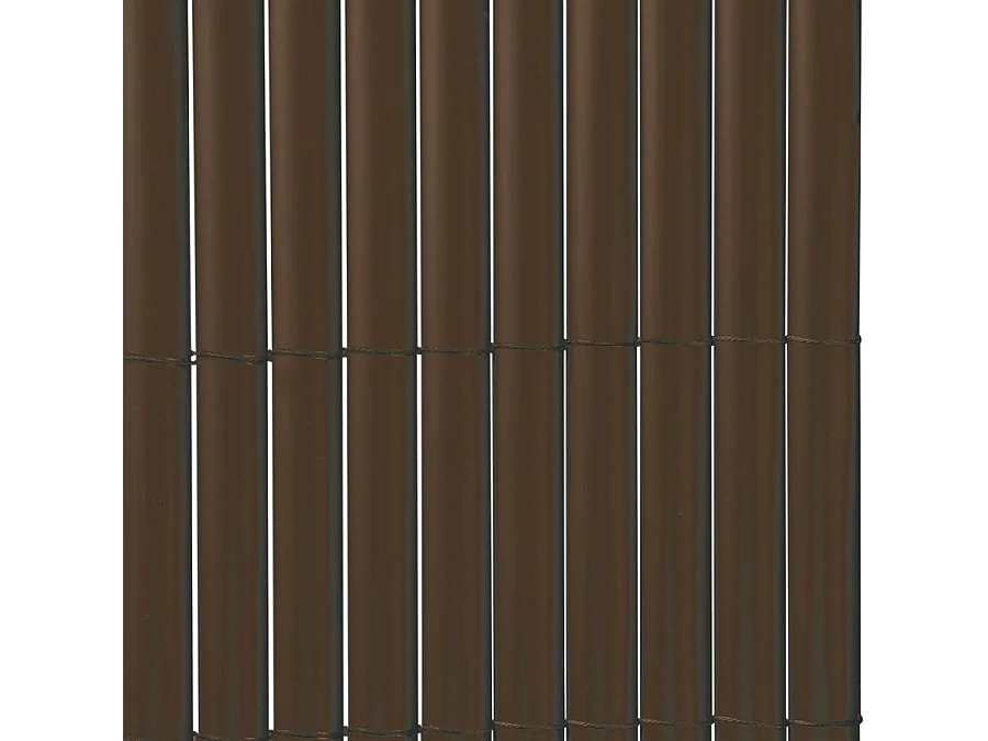 Cañizo pvc simple cara plasticane marrón nortene 2X3 M