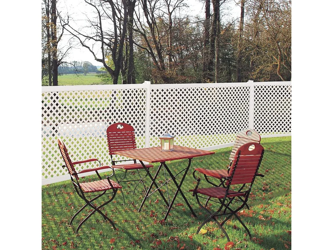 Panel decorativo pp 25 mm privat 1x2 m blanco nortene 1X2 M