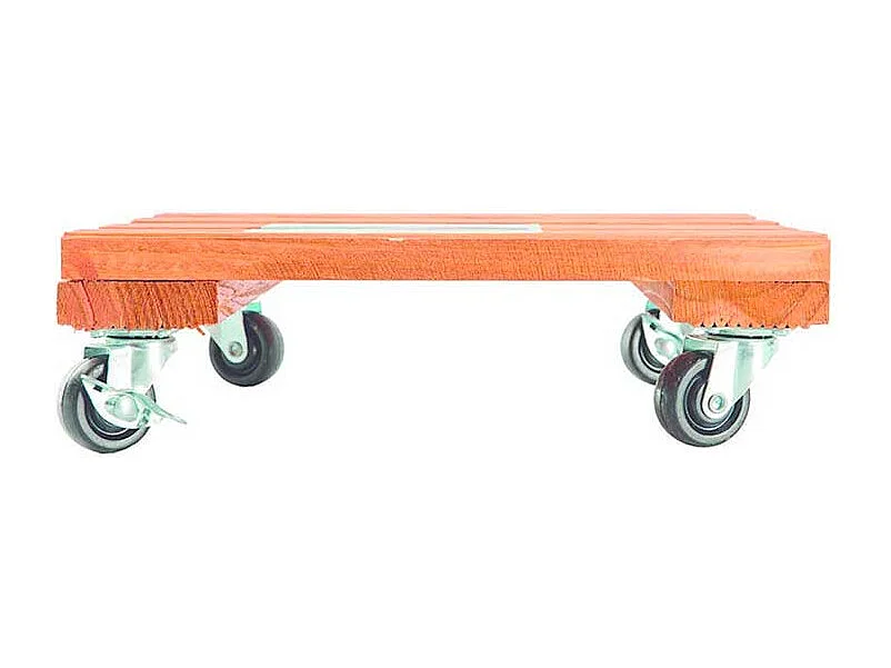 Soporte con ruedas madera flora roll nortene 40X40 CM