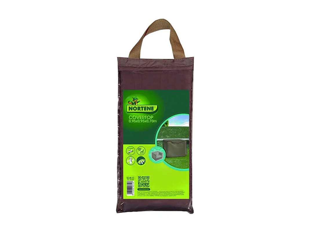 Funda protectora para sillón de una plaza COVERTOP - Topo - 95 x 95 x 70 cm