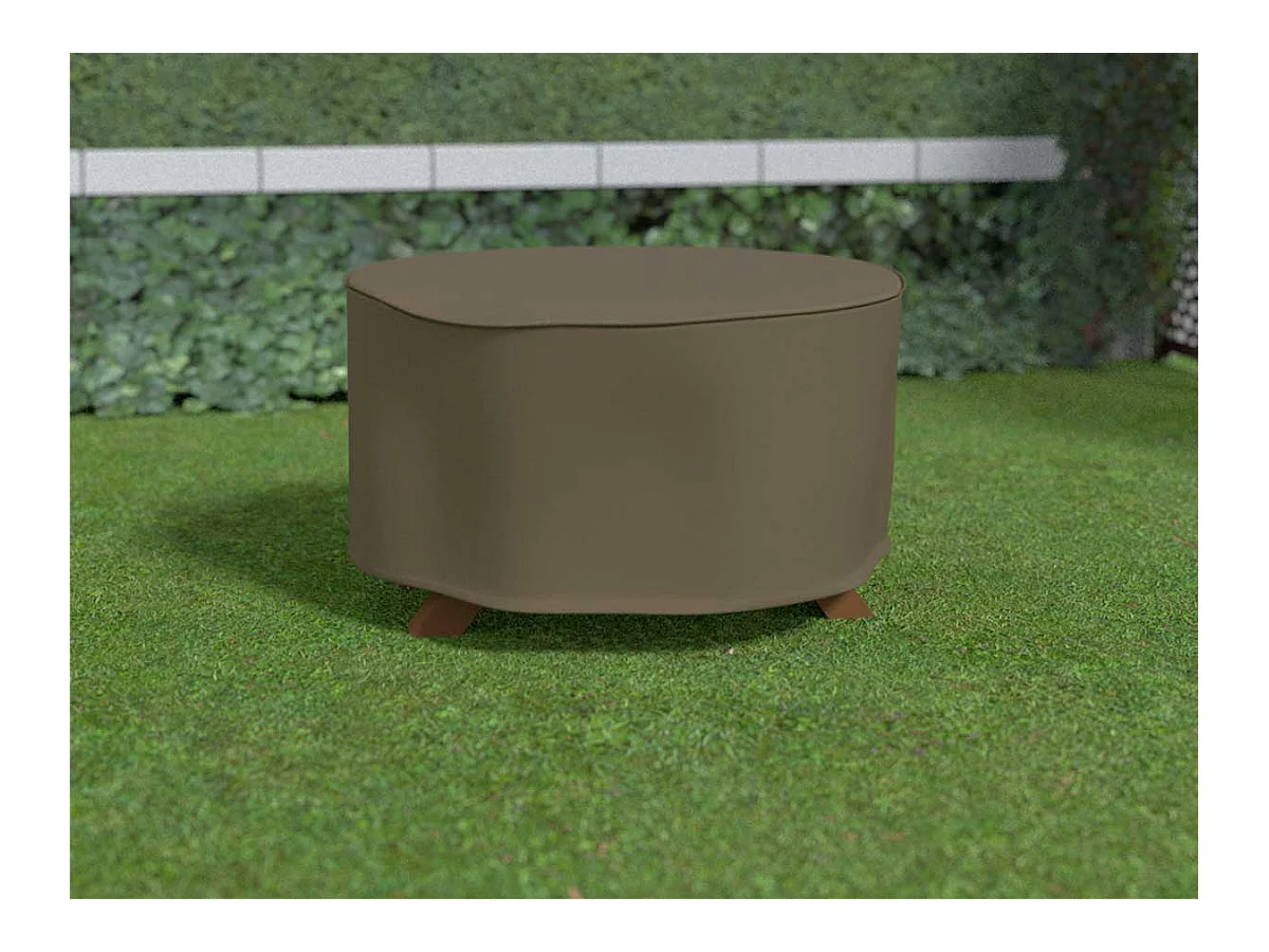Funda protectora para mesa redonda COVERTOP - Topo - 125 x 125 x 70 cm