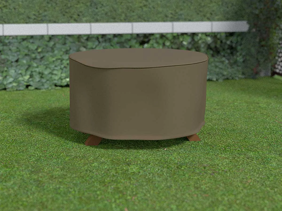 Funda protectora para mesa redonda COVERTOP - Topo - 125 x 125 x 70 cm