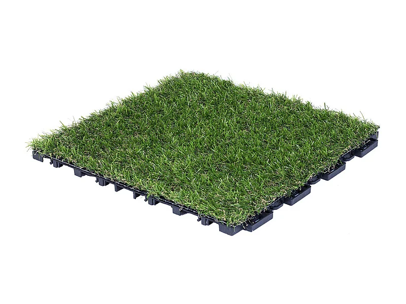 PACK 9 BALDOSAS CÉSPED ARTIFICIAL CLICKGREEN 30X30 CM 30X30 CM