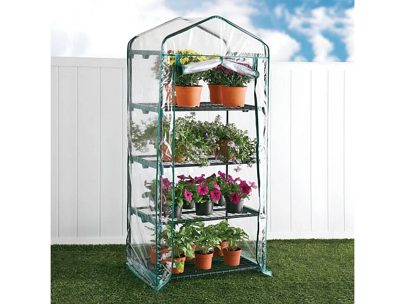 Invernadero 4 estanterías 158 X 69 X49CM