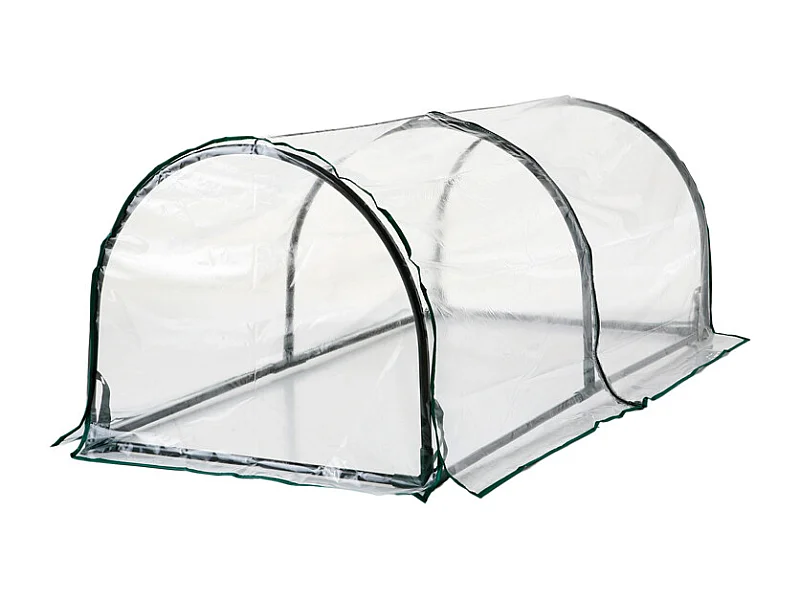 INVERNADERO TÚNEL 3 ARCOS 60x50x130 CM