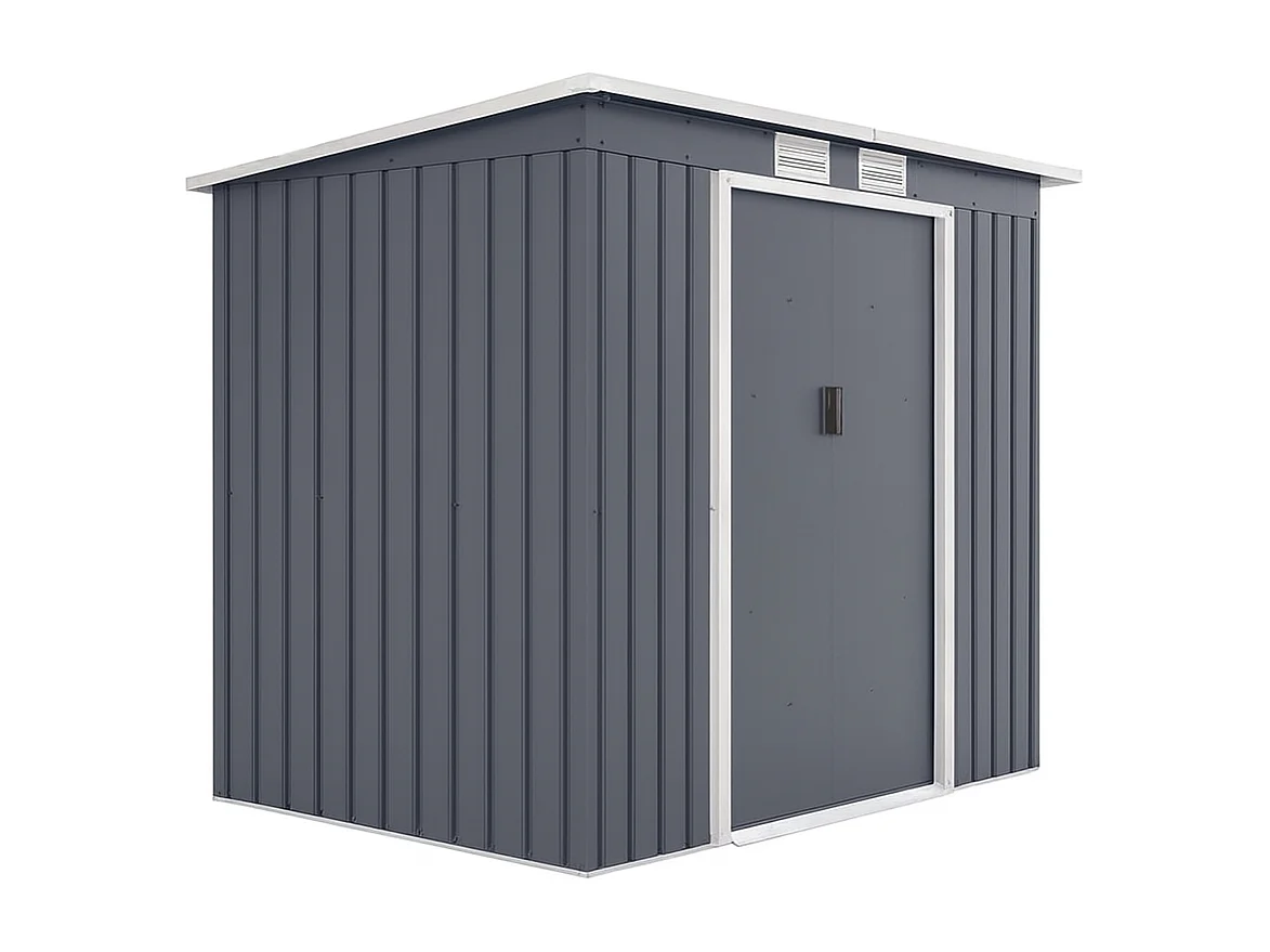 Caseta metalica store room gris 2,13x1,30x1,73 m 2,13X1,3X1,73 M