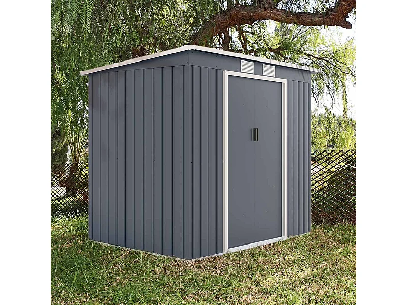 CASETA METALICA STORE ROOM GRIS 2,13x1,30x1,73 M 2,13X1,3X1,73 M