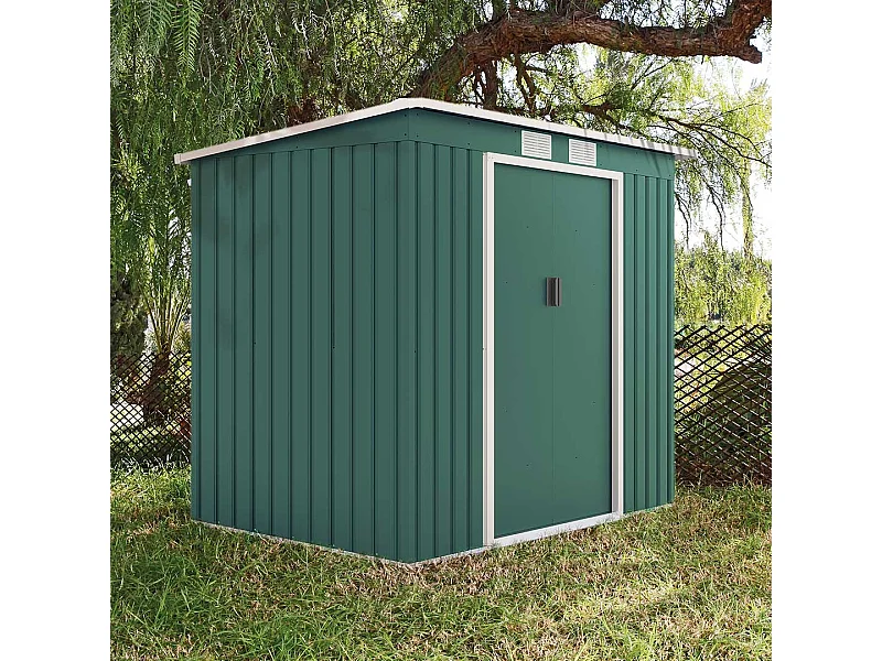 CASETA METALICA STORE ROOM VERDE 2,13x1,30x1,73 M NORTENE