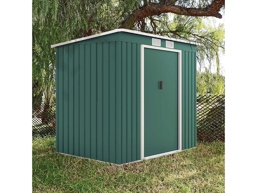 CASETA METALICA STORE ROOM VERDE 2,13x1,30x1,73 M NORTENE