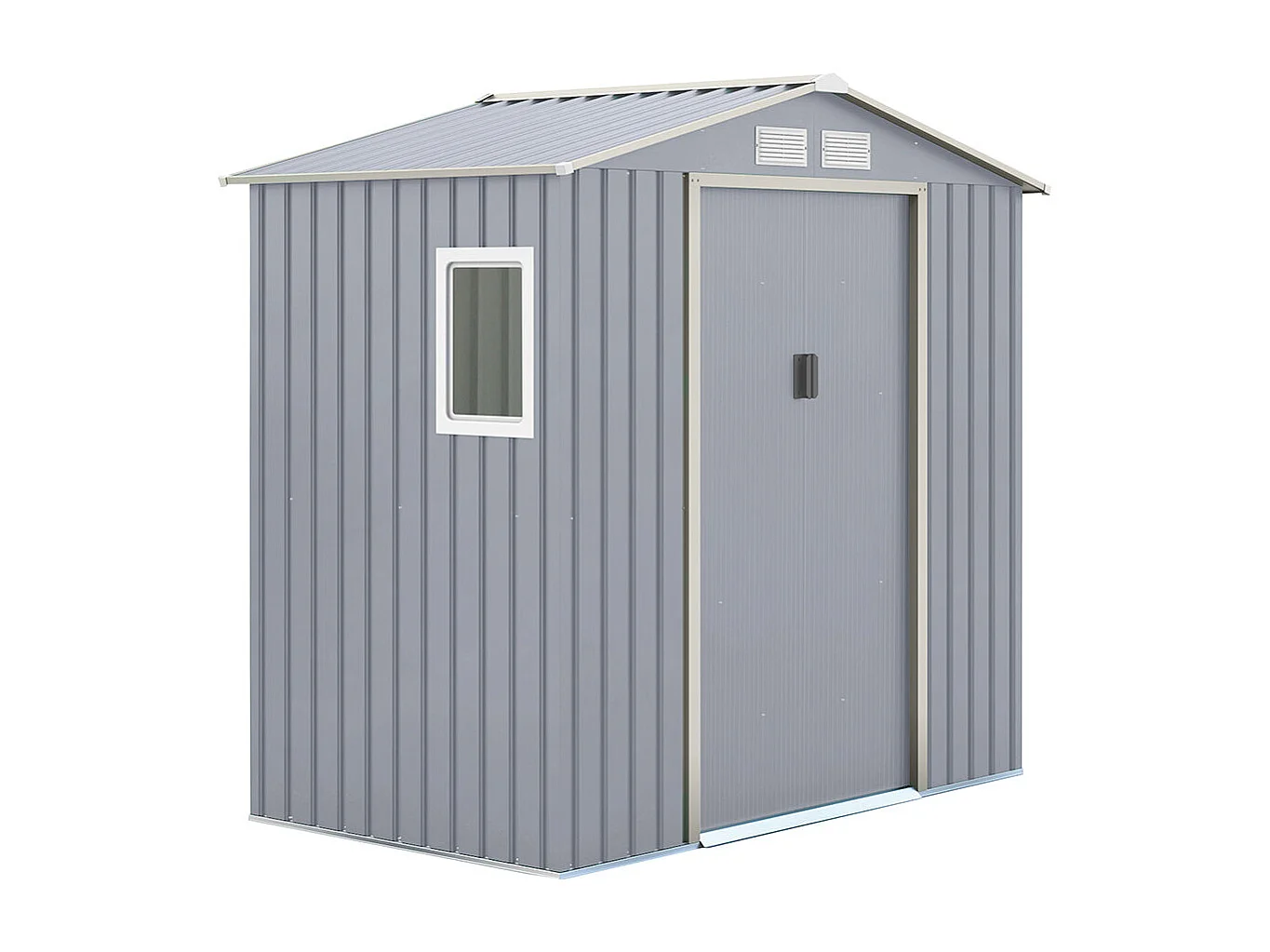 Caseta metalica corcega gris high door 2.13x2.05x1.27 m nortene 1X3 M