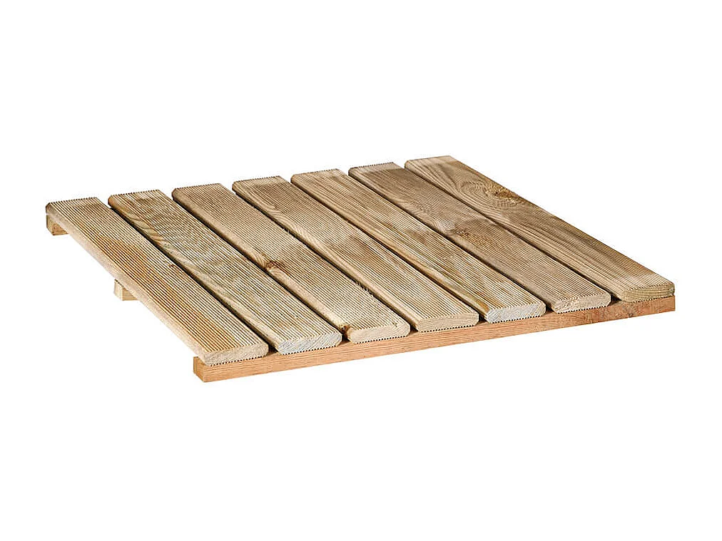 Tarima madera de pino 100x100 cm altura 44mm nortene 100 X 100CM