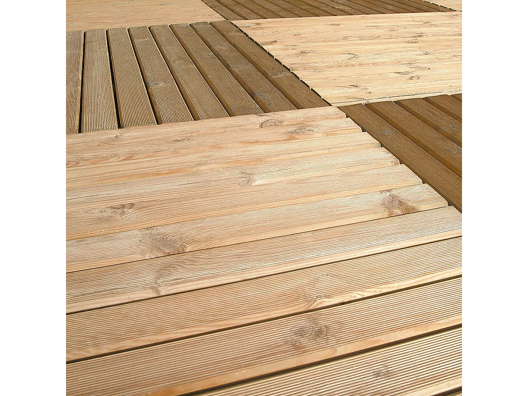 Tarima madera de pino 100x100 cm altura 44mm nortene 100 X 100CM