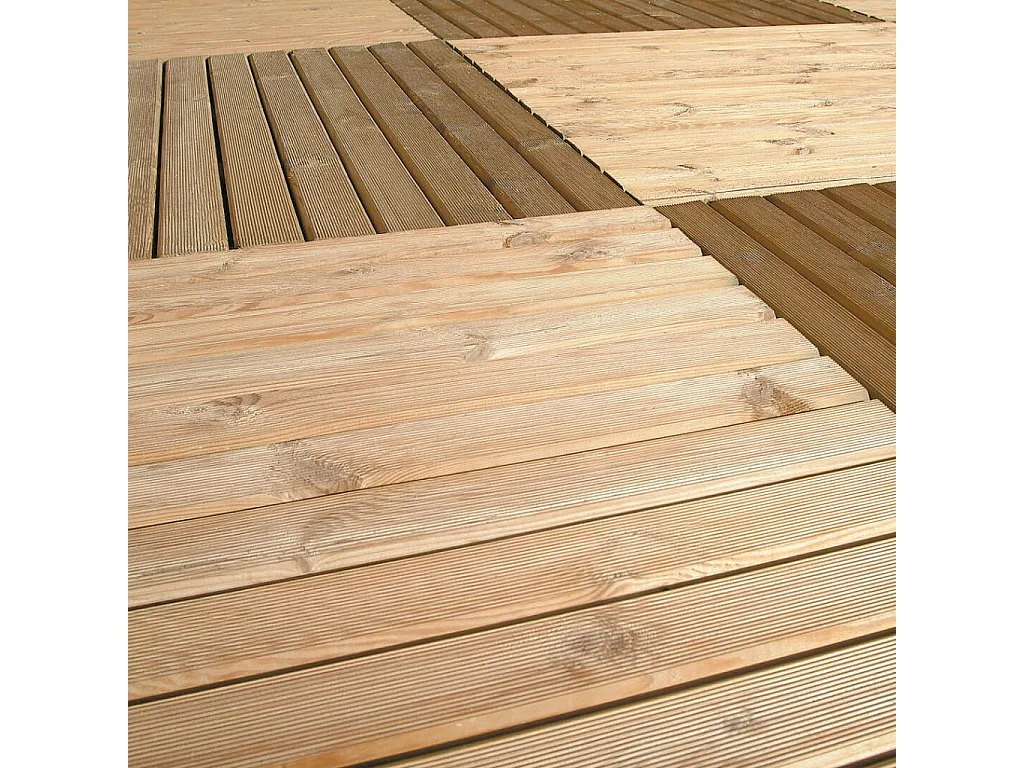 Tarima madera de pino 100x100 cm altura 32mm nortene 100 X 100CM