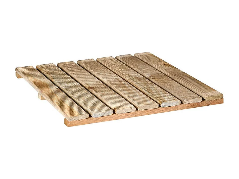 Tarima madera de pino 100x100 cm altura 32mm nortene 100 X 100CM