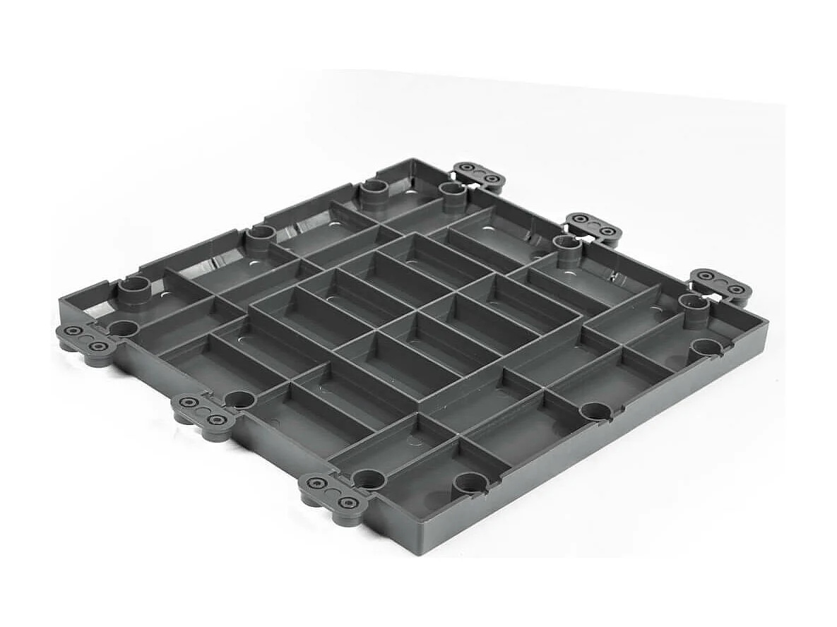PACK 9 BALDOSAS CLICKFLOOR PIZARRA LOP 30X30CM ANTRACITA