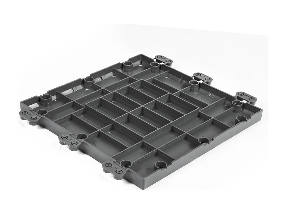 Pack 9 baldosas clickfloor pizarra lop 30x30cm antracita 30 X 30CM