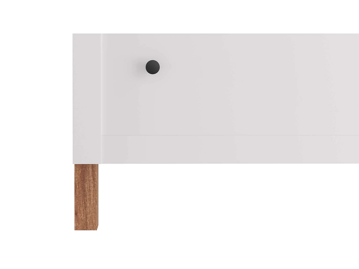 Meuble de salle de bain SAVAN 2 tiroirs 80 cm blanc T-BATH Inclus lavabo