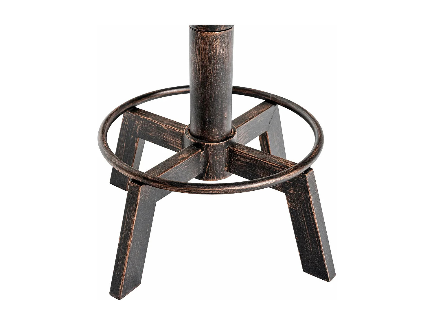 Lot de 2  Tabouret - Similicuir - Bronze - Destin